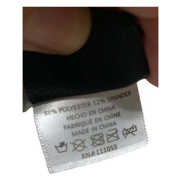 Robin Piccone Swimwear Top XS Bandeau Floral Black Bric-A-Brac Halter Tie - Picture 9 of 9